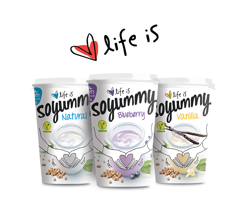 Product family from the "Soyummy" brand